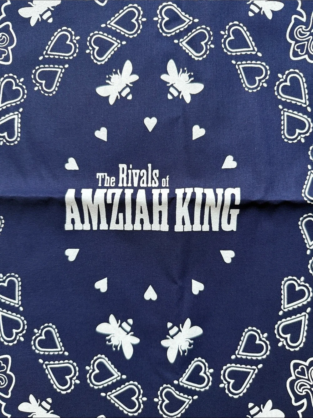 The Rivals of Amziah King movie - Bandana Scarf navy blue - NEW